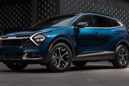 2023 Kia Sportage Hybrid in blue